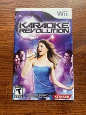 Karaoke Revolution Nintendo Wii Instruction Manual Only