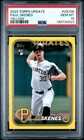 Topps 2024 Update Paul Skenes Yellow US100 Rookie PSA 10 White Uniform Pirates