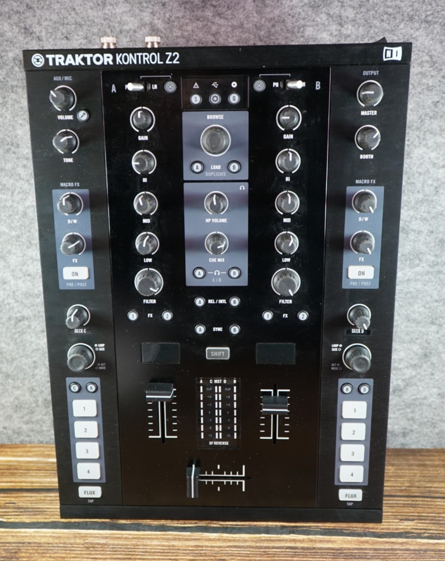 Native Instruments Traktor Kontrol Z2 DJ Mixer - Black for sale