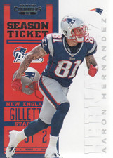 2012 Panini Contenders #57 Aaron Hernandez - FB