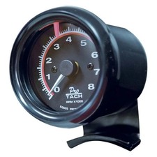 Equus 6086 6000 Series 2-12 Tachometer Black 8000 Rpm Equus 6086 6000 Series 2-12 Tachometer Black 8000 Rpm
