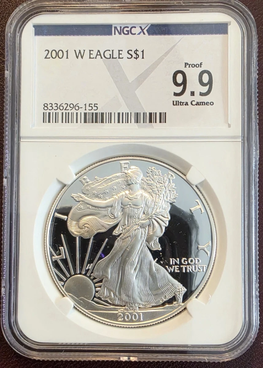 American Eagle Uncertified 2001 Silver Bullion Coins for sale | eBay