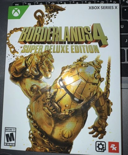 Borderlands 4 Super Deluxe Edition Xbox Series X BRAND NEW SEALED SLIPCOVER INC