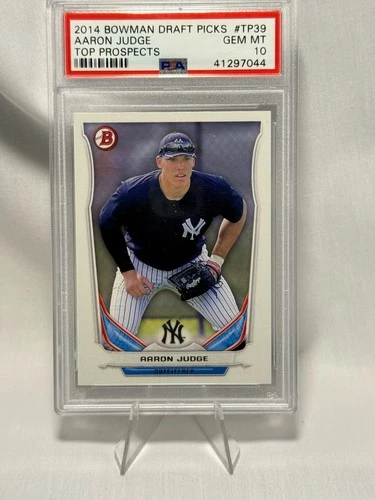 2014 Bowman Chrome Draft Picks Top Prospects Aaron Judge PSA 10