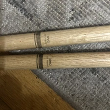 1 Pair Pro-Mark 2B Wood Tip Drum Sticks Oak 67 Used