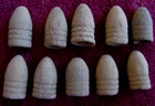 (10) NICE CIVIL WAR DROPPED/UNFIRED .58 CALIBER BULLETS (PETERSBURG)