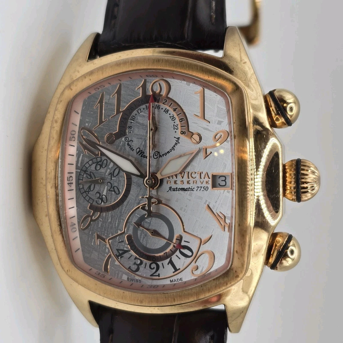 RARE GOLD INVICTA LUPAH SPECIAL EDITION WATCH \