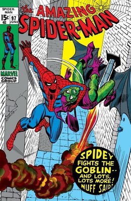 THE AMAZING SPIDER-MAN #97 COMIC BOOK COVER poster print 11''x17''
