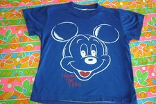VINTAGE 70S MICKEY MOUSE TEE SHIRT SMALL HAPPY THE TIME