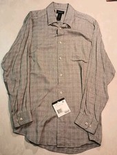 CLAIBORNE Mens Long Sleeve Dress Shirt - BRAND NEW w/Tags - SZ Medium, 100 Rayon