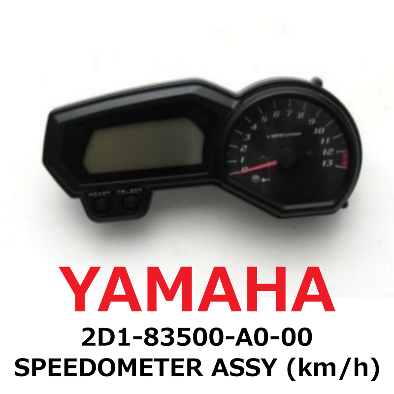 NEW】Yamaha Genuine SPEEDOMETER ASSY (km/h) 2D1-83500-A0-00 | eBay