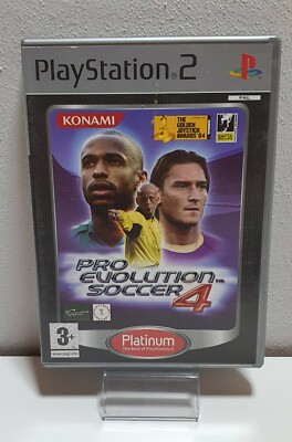 Pro Evolution Soccer 4 [Platinum] - PS2 OVP+Anleitung A7716