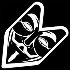 Anonymous JDM Vinyl Decal / Sticker 2(TWO) Pack