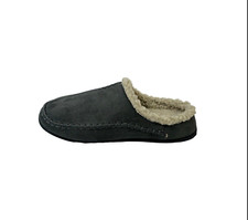 Deer Stags Slipperooz Men's size 9 Charcoal Nordic Slippers