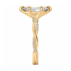 Wedding  14K Yellow Gold Diamond Ring 1.20 Ct Marquise Lab Created IGI Certified — photo 4