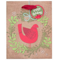 Red Dove Holiday Gift Bag Lot Of 15 Bags 6.5 X 5 X 3 Burlap Handle Red Dove Holiday Gift Bag Lot Of 15 Bags 6.5 X 5 X 3 Burlap Handle