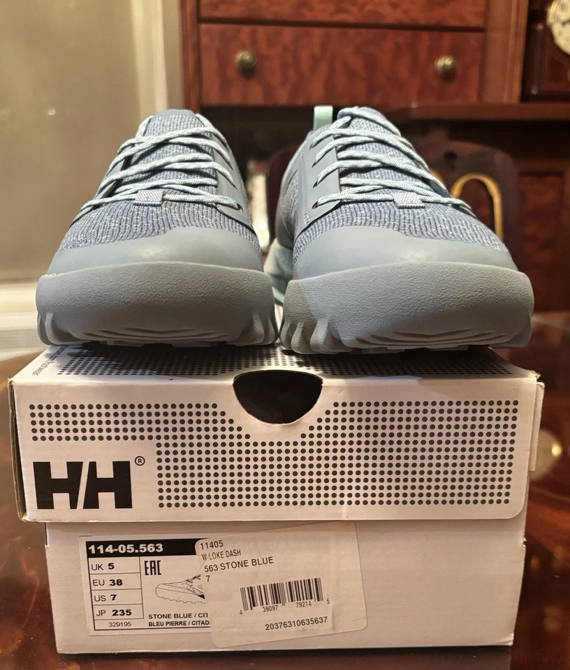 NUEVO EN CAJA Tenis Helly Hansen Para Mujer Loke Dash Exterior Sendero Senderismo Piedra Azul US7 Foto 3 de 4
