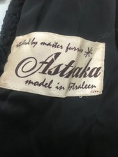 Astrakhan Coat Designed By Farrier’s Astraka ! A Long Black Coat, Swing Style .