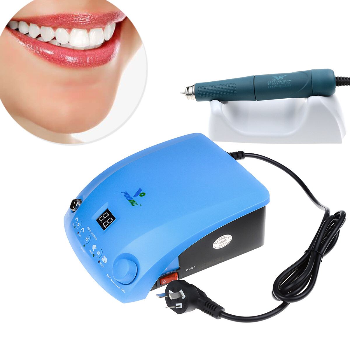 Dental Brushless Electric Micromotor Polishing Machine QZ60 with