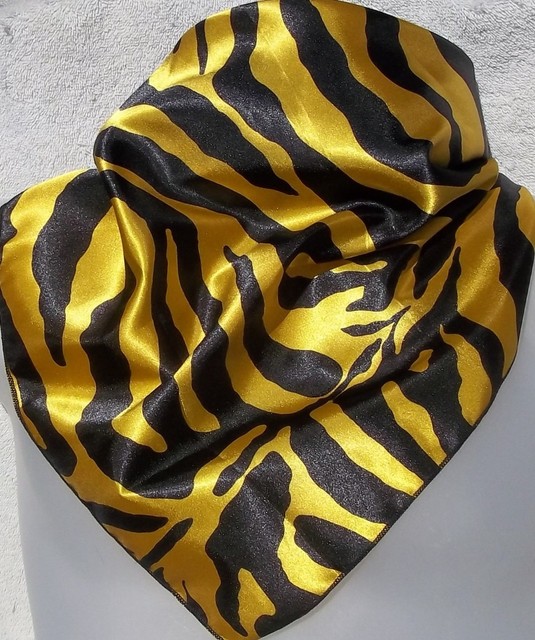 Wild Rag Scarf Cowboy Western Buckaroo Cowgirl Scarves yellow black 36