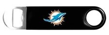 Miami Dolphins Steel Bottle Opener-Heavy Duty-Long Neck-Siskiyou Sports-New