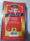 50 Count Cardboard Gold Card Saver 4 CBG Graded Semi Rigid Holders 4-1/2x7-1/8 — photo 1