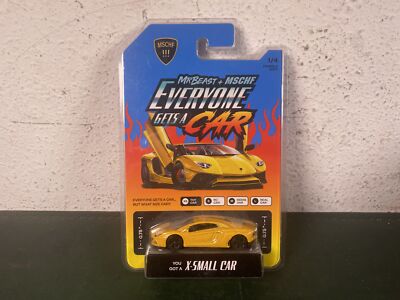 Mr. Beast Everyone Gets a Car MSCHF X-Small (XS) Toy Car