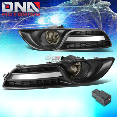 Details about   FOR 13-16 NISSAN SENTRA 4DR B17 SMOKED TINTED OE PAIR FOG LIGHT LAMP+BULB+SWITCH 
