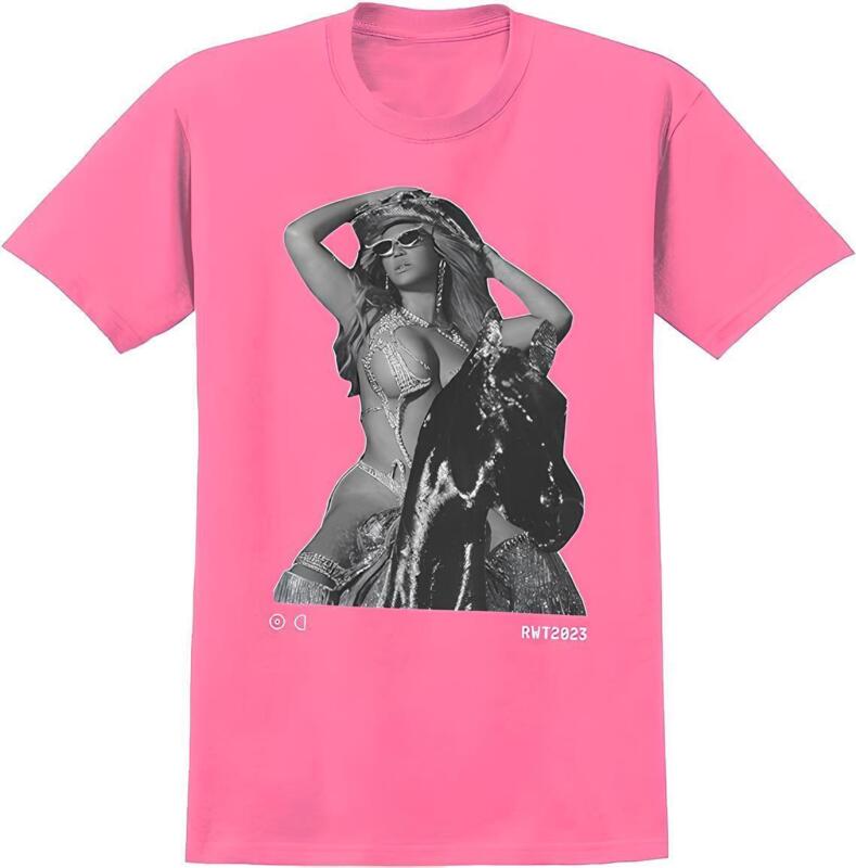 Beyoncé World Tour Merch Renaissance New Pink T-Shirt Fullsizes