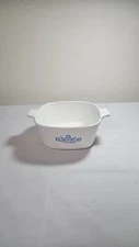 Rare Vtg Corning Ware Blue Cornflower P-1-B, P-1 1/2-B, P-1 3/4-B casserole set
