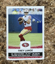 Trey Lance 2023 Panini Sticker and Card Collection #531 49'ers Sticker