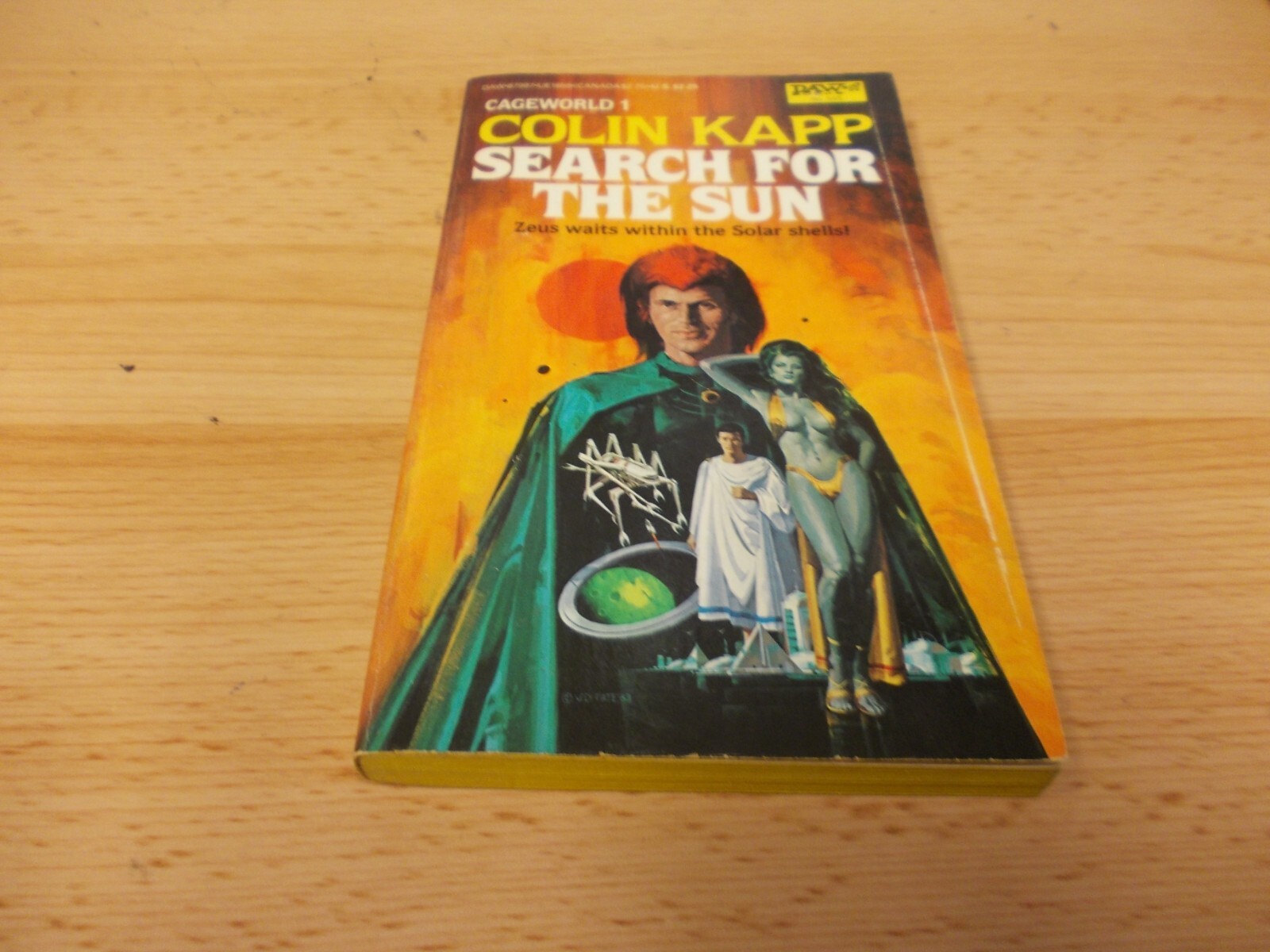 Search for the Sun,Colin Kapp,1st printing DAW paperback edition, 1983