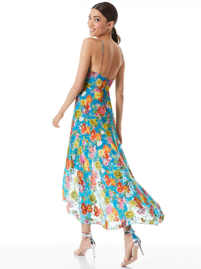 Alice and olivia top high low dress