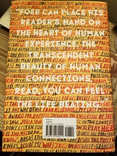 Here I Am by Jonathan Safran Foer 2016 TRUE 1st Edition 1st Printing HB DJ BNC!! - Picture 11 of 11