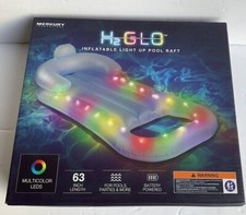 H2GLO INFLATABLE LIGHT UP POOL RAFT