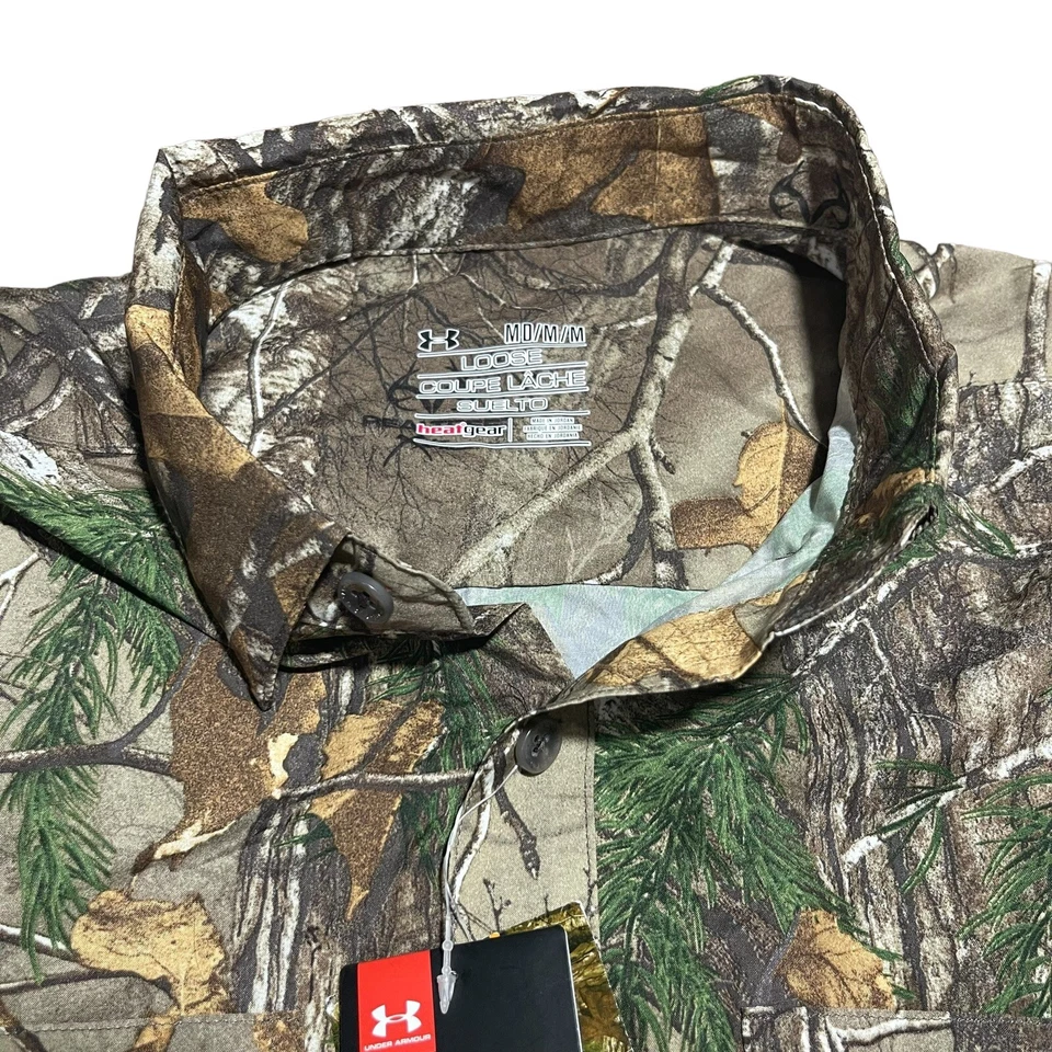 Under Armour UA Men's M Realtree Xtra Camo Hunting Shirt NWT $80 - Image 3 of 4