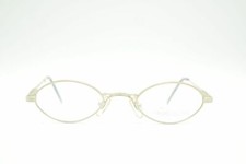 Vintage Angelo 1510 Silver Oval Glasses Frame Eyeglasses NOS
