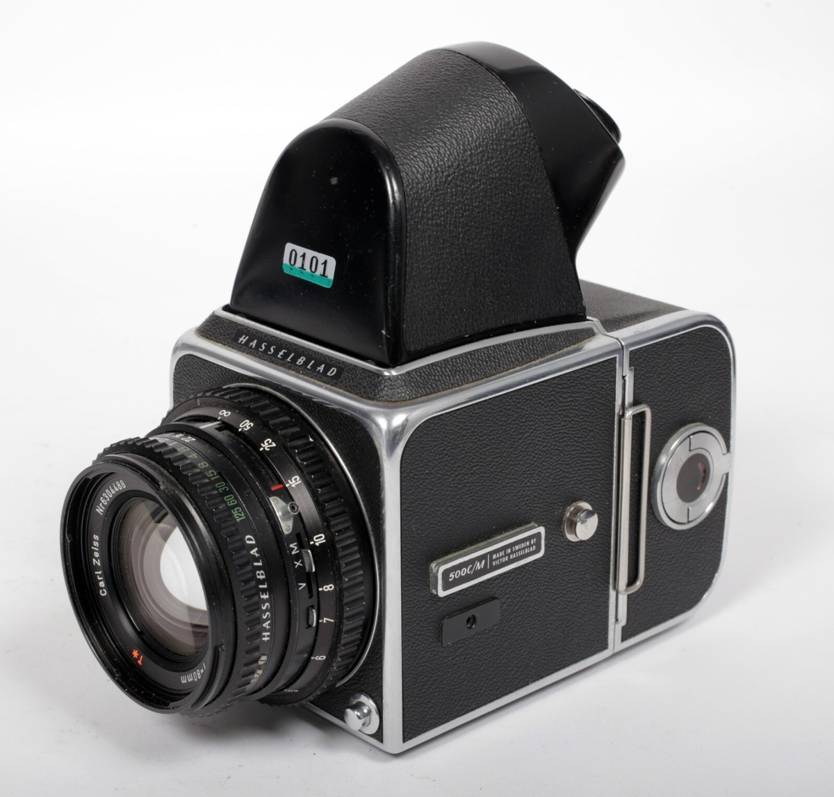 Hasselblad 500C/M・Planar 80mm f/2.8 Hasselblad 500C/M camera w/ T* Planar 80mm F2.8 C lens +A12