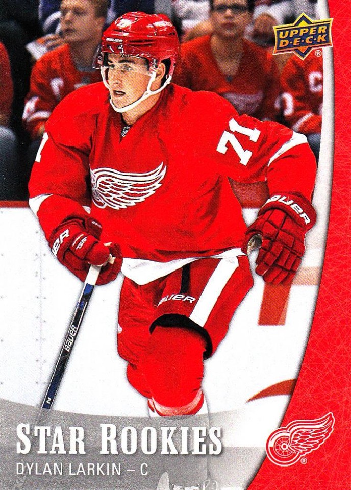 2015-16 Upper Deck Star Rookies #12 Dylan Larkin Red Wings
