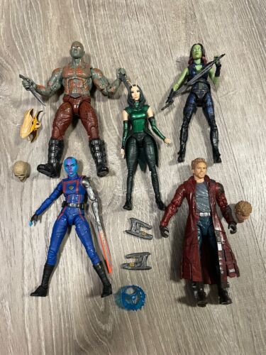 Marvel Legends Guardians of the Galaxy Lot X5 GOTG Drax Starlord Mantis Nebula - Picture 1 of 11
