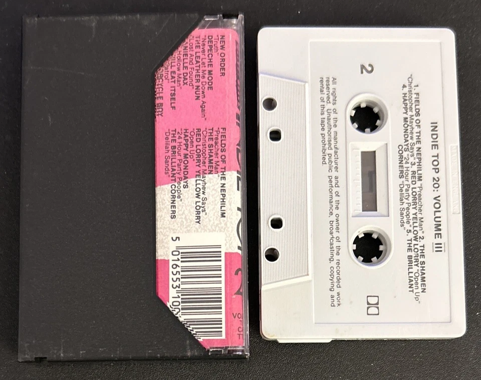 Melody Maker Indie Top 20 Cassette New Order Depeche Mode Leather Nun The Shamen - Image 2 of 4