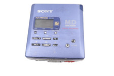 SONY MZ-R55 Blue Portable MD WALKMAN Digita Recording Good