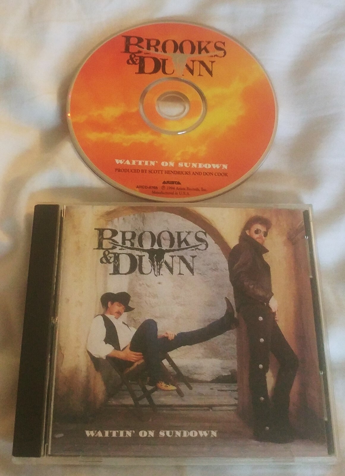 BROOKS & DUNN 3 Waitin' on Sundown CD 1997 Arista CRC 78221876520 eBay