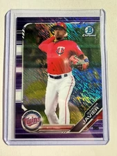 K148,914 - 2019 Bowman Chrome Prospects Purple Shimmer #BCP206 Wander Javier