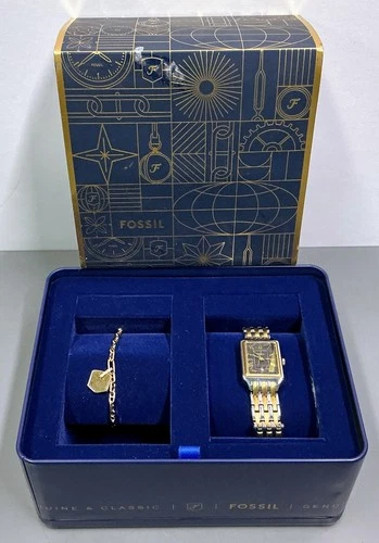 Fossil Raquel Quartz Gray Dial Ladies Watch Set ES5376SET
