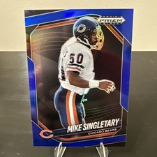 2025 Panini Prizm Black Mike Singletary Blue Prizm /199 Bears #23