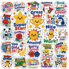 100PCS Back to School Stickers for Kids Teacher Supplies
