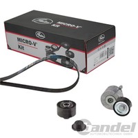 Gates Micro-V Kit KEILRIPPENRIEMEN-SATZ Passend FüR CitroËN Berlingo C5 Xsara