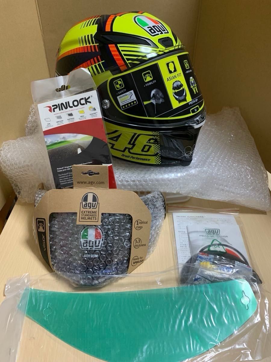 AGV Pista GP RR Helmet Size M Asian Fit Rossi 46 Full Face