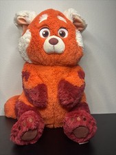 Disney Parks and Pixar Turning Red Plush Red Panda Mei Clean Stuffed Animal 16  